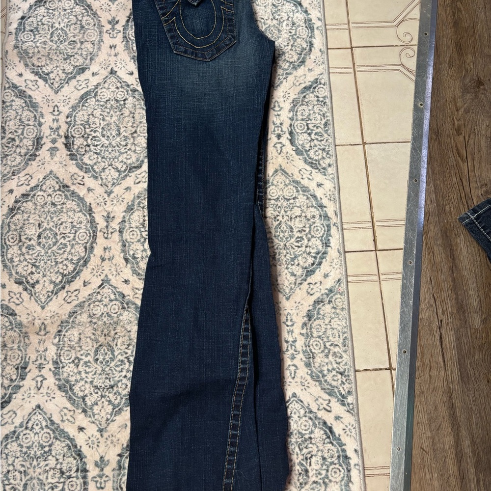 True Religion Dark Blue Boot Cut Jeans
